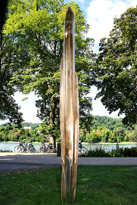 Skulptur der „Klima-Aal“